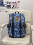 Luxury Leather Flap Executive Backpack - 1