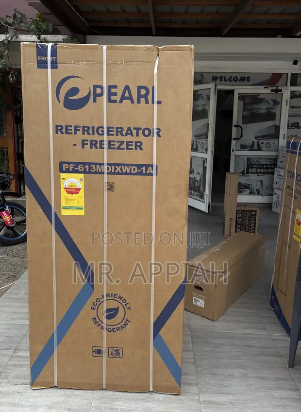 Pearl PF-613MDIXWD-1A 421L Bottom Freezer Refrigerator (Gray) - 1