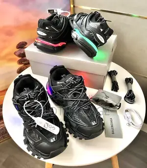 Balenciaga Track LED Sneakers - Black