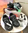Balenciaga Track LED Sneakers - Black - 1
