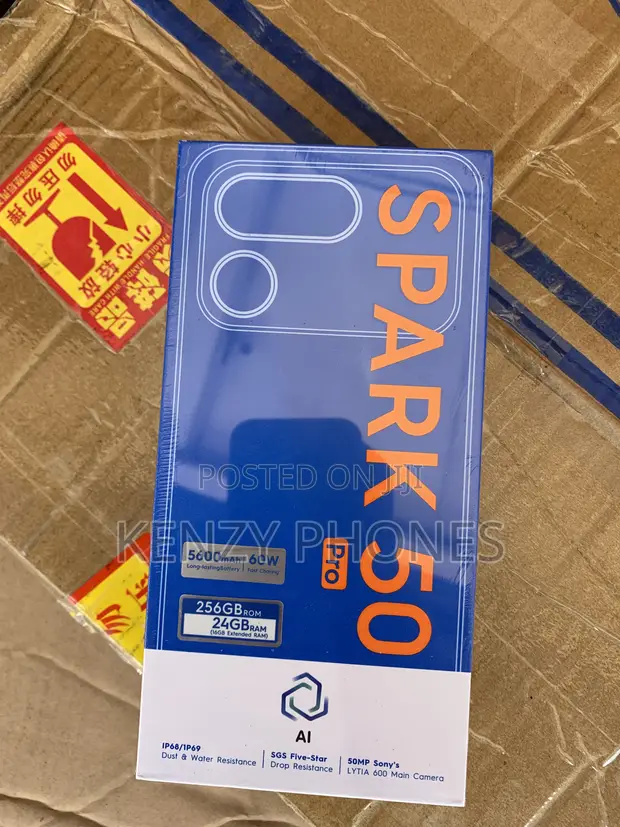 New Tecno Spark 50 Pro 256GB Gray - 1