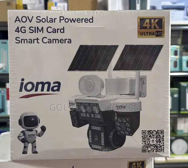 Ioma AOV Solar Powered 4G SIM Smart Camera IO-S24 - 1