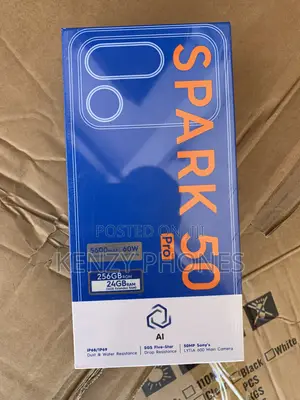 New Tecno Spark 50 Pro 256GB Black