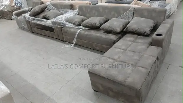 Imported Quality L-Shaped Sofa Sets - 1