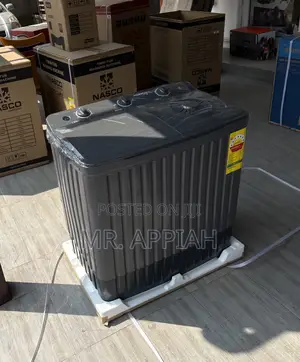 Brand New Nasco 11kg Semi-Automatic Washing Machine (Dark Grey)