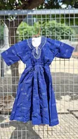 CJs Heritage Blue & Brown Fugu Top | African Traditional Wear - 3