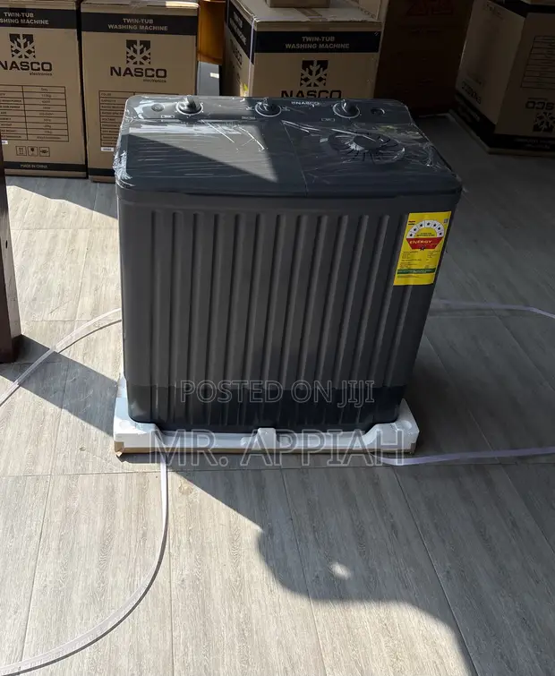 Brand New Nasco 11kg Spin Dry Washing Machine (Dark Grey) - 1