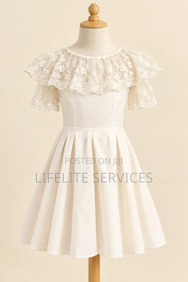 Beautiful Church Dress for Girls (Ages 5-7) - 1