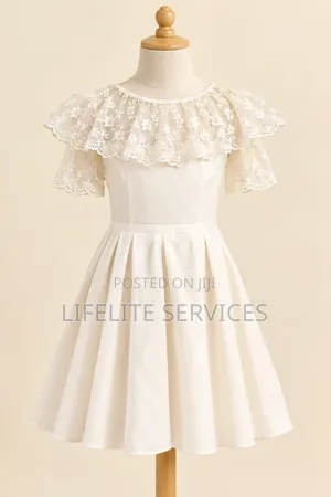 Beautiful Church Dress for Girls (Ages 5-7)