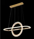 Luxury 2-Ring Crystal LED Chandelier - 2