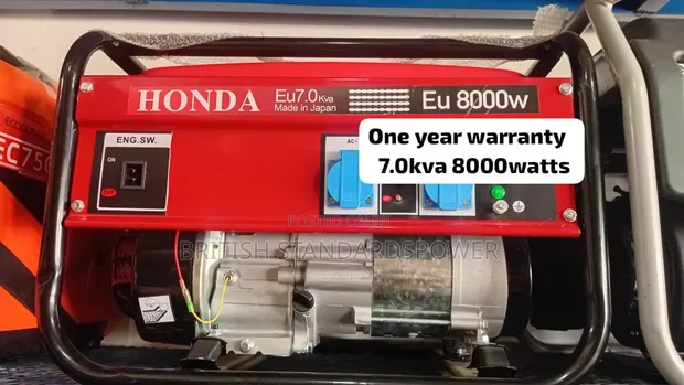 Honda 7KVA Petrol Generator - Brand New - 1
