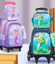 Kids School Bag with Removable Trolley - 3