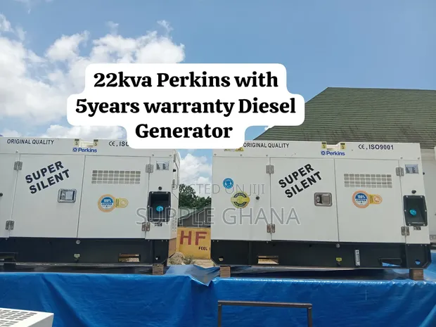 22kVA Perkins Diesel Generator - Super Silent - 1