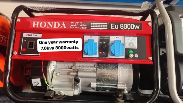 Heavy Duty Honda 7.0KVA Generator - 1