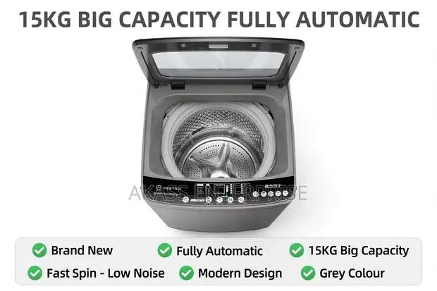 Yangzi 15KG Fully Automatic Top Load Washing Machine - Brand New - 1