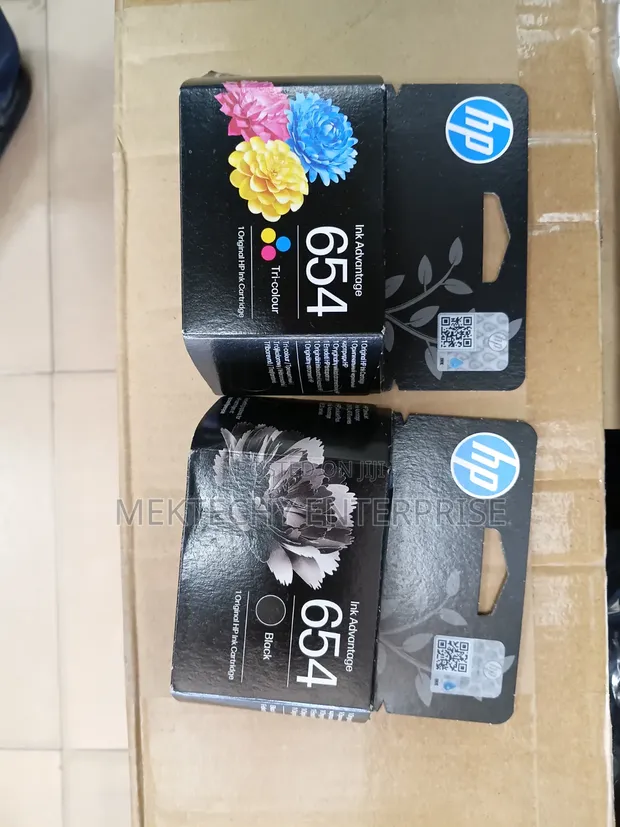 HP 654 Ink Cartridges (Original) - 1