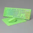 AULA Wireless Keyboard and Mouse Combo, RGB Backlit, Rechargeable - 1