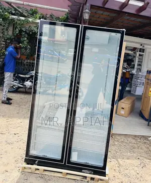 Classic Pearl Side by Side Display Fridge (Glass Door)