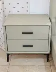 Grey PU Leather Bed | Imported | Stylish & Great Value - 2