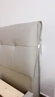 Grey PU Leather Bed | Imported | Stylish & Great Value - 5