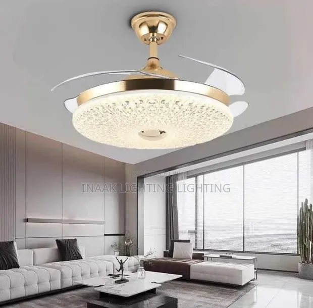 2-in-1 Invisible Fan Ceiling Light - 1