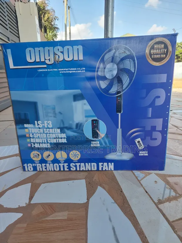 Longson LS-F3 18" Remote Stand Fan - 1
