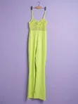 Missguided Jumpsuit - Neon Lime, UK Size 12 - 2