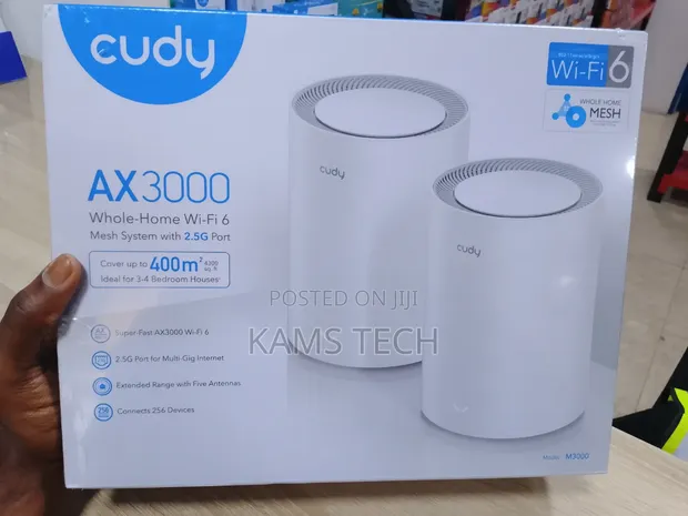 Cudy AX3000 (M3000) WiFi 6 Mesh System 2.5G (2-Pack) - 1
