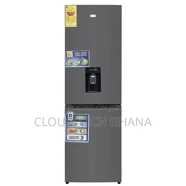 Nasco DD2-36 Fridge with Bottom Freezer / 207L / Silver - 1