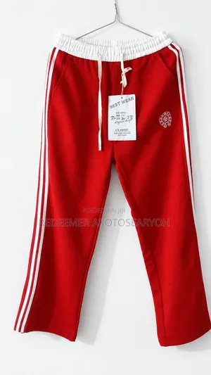 Men's Red Joggers - Size L