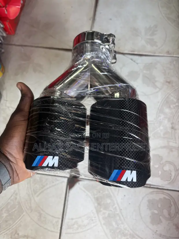 Original BMW Double Exhaust Muffler Tail - 1