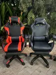 Executive Gaming & Office Chair with Footrest & Lumbar Pillow - 2