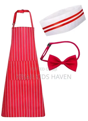 3 Pieces Kids Apron (Ages 7-10)