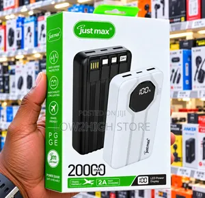 Just Max 20,000mAh 4-in-1 Power Bank