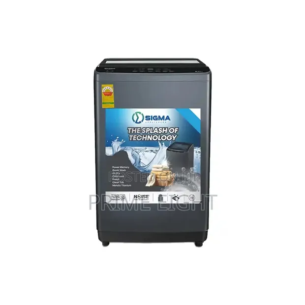 New Sigma 8.5 KG Top Load Fully Automatic Washing Machine (SWM-T805TL) - 1