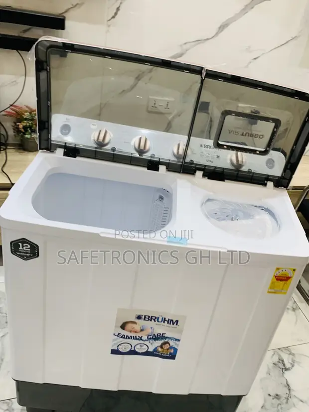 Bruhm 12kg Top Load Semi-Automatic Washing Machine - 1