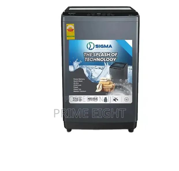 Sigma SWM-T105TL 10.5kg Top-Load Fully Automatic Washing Machine - 1