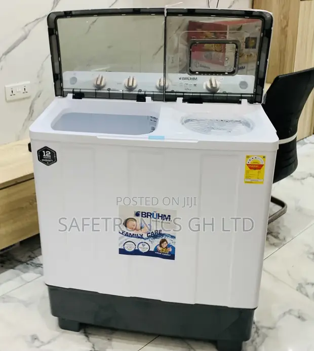 Extremely Quality 12kg Bruhm Twin-Tub Washing Machine - 1