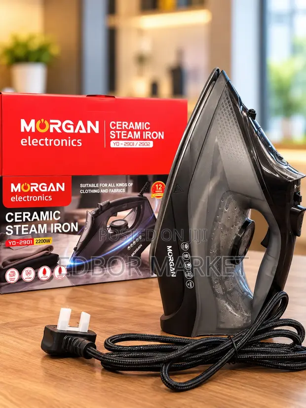 Morgan Ceramic Steam Iron YD-2901/2902 - 2200W - 1