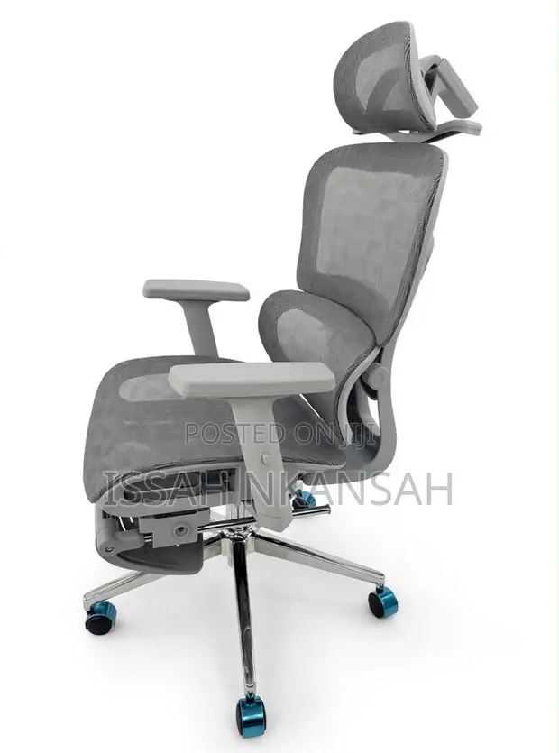 Grey Ergonomic Boss Office Chair - 1