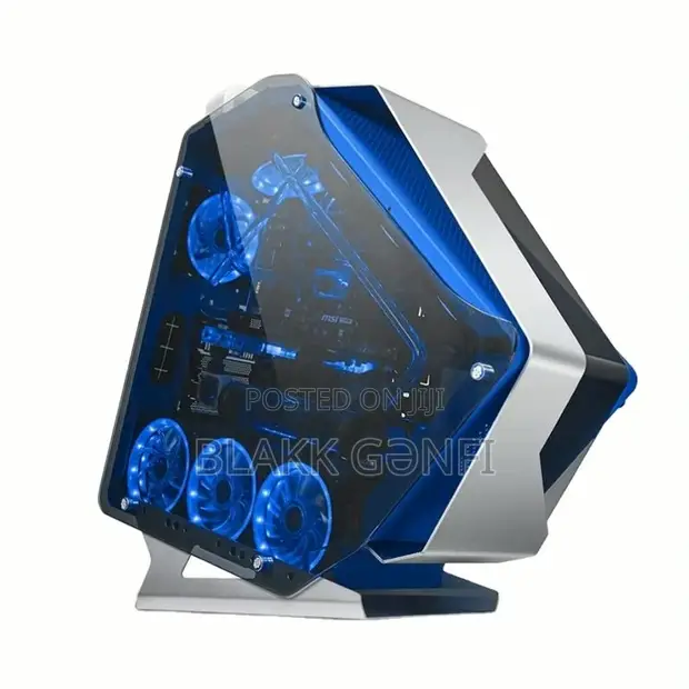 Unicom COOLMAN Dual Tempered Mirror Glass Gaming Case - 1