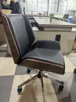 Luxury CEO Wood & Leather Office Chair - 4