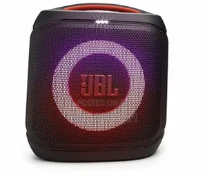 JBL Partybox Encore Essential Bluetooth Speaker with Microphone (Black)