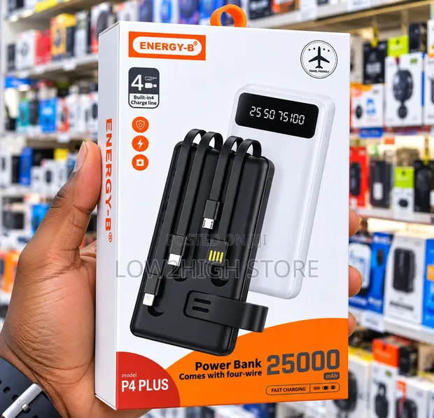 Energy-B P4 Plus 25,000mAh Fast-Charging Power Bank - 1