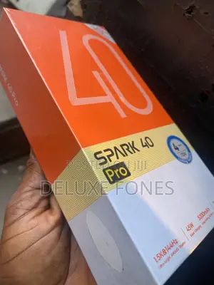 New Tecno Spark 40 Pro 256GB Black
