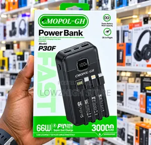 Cmopol-GH P30F 30,000mAh 66W Super Fast-Charging Power Bank
