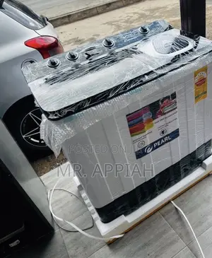 Brand New Pearl 12kg Spin Dry Washing Machine (White)