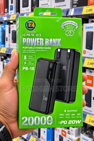 Liza Star LZ-PB-18 20,000mAh 22.5W Fast-Charging Power Bank