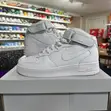Nike Air Force 1 Mid White Sneakers - 2