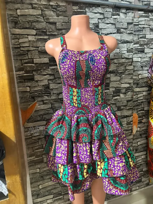 African Ankara Dresses - AKT Clothing - 1